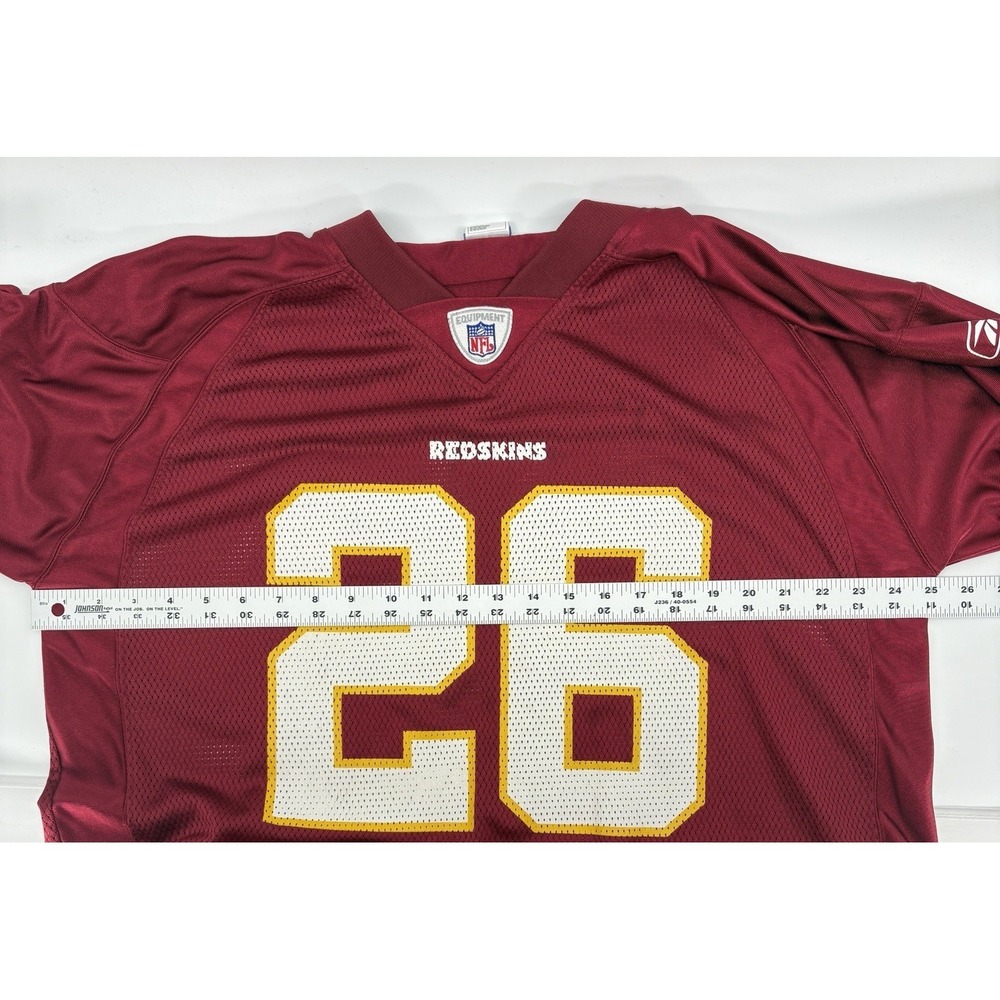 Reebok NFL Washington Redskins Clinton Portis 26 Jersey Mens L Burgundy Vintage - Picture 3 of 16
